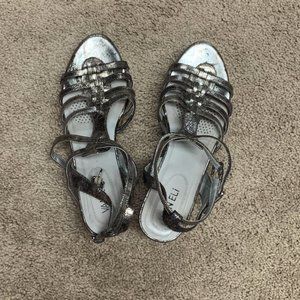 Vaneli Silver/Gold Marbled Wedges